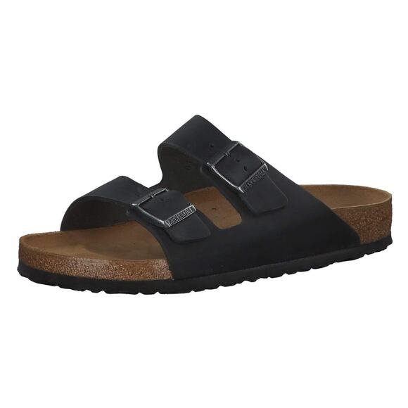 Sz Birkenstock BIRK-552111 Arizona Leather Sandals, Black, 43 (US Men\'s 10) main image 6